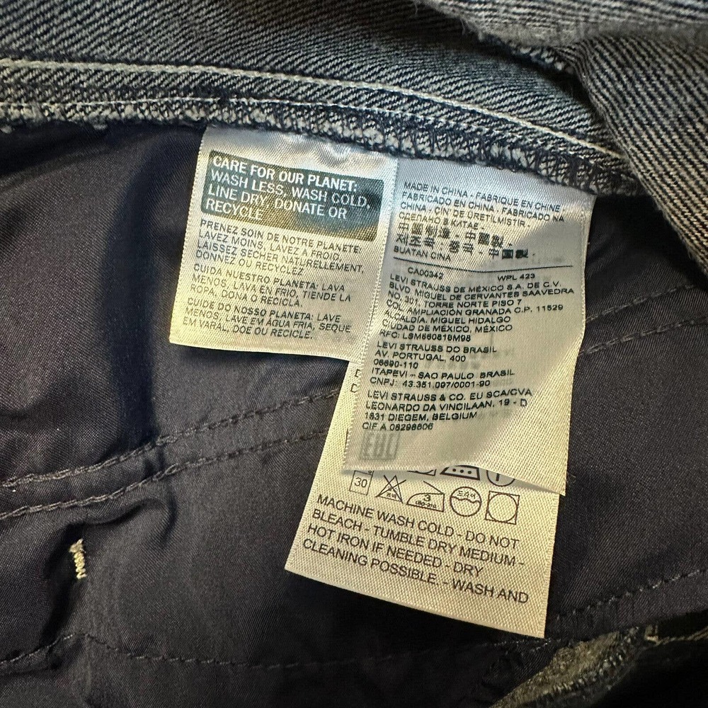 Levi's Dark Blue Midi Skirt - Picture 9 of 10